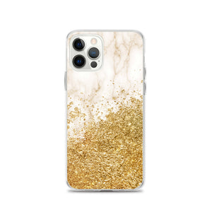 iPhone Phone Case - Gold Foil Marble Day