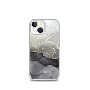 iPhone Phone Case - Gray Gold Marble