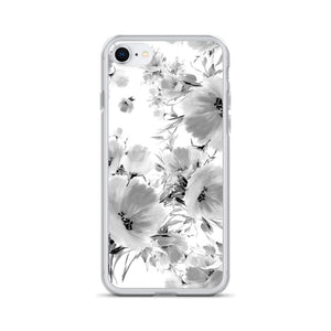 iPhone Phone Case - Gray Floral Day