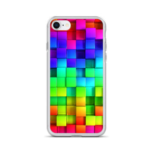 iPhone Phone Case - Colorful Shiny Blocks