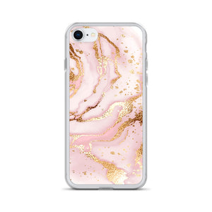 iPhone Phone Case - Pink Gold Marble