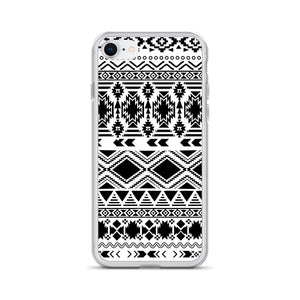 iPhone Phone Case - Black White Tribal