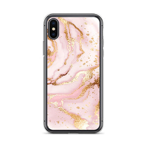 iPhone Phone Case - Pink Gold Marble