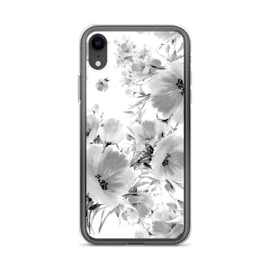 iPhone Phone Case - Gray Floral Day