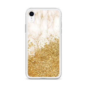 iPhone Phone Case - Gold Foil Marble Day