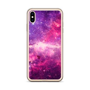 iPhone Phone Case - Dark Pink Purple Galaxy