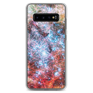 Samsung Phone Case - Geometric Galaxy Fire