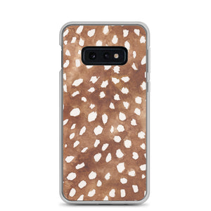 Samsung Phone Case - Luxury Animal Print Brown