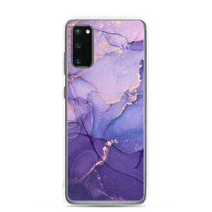 Samsung Case - Purple Gold Marble