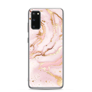 Samsung Phone Case - Pink Gold Marble