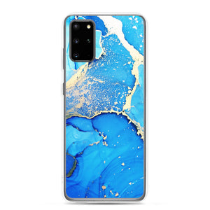 Samsung Case - Blue Gold Marble