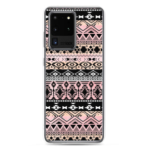 Samsung Phone Case - Pink Peach Tribal