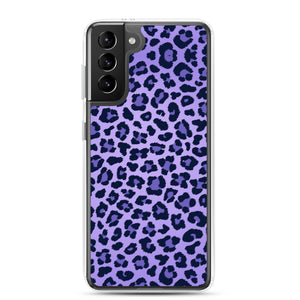Samsung Case - Purple Leopard Print