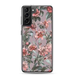 Samsung Phone Case - Luxury Rose Floral Taupe